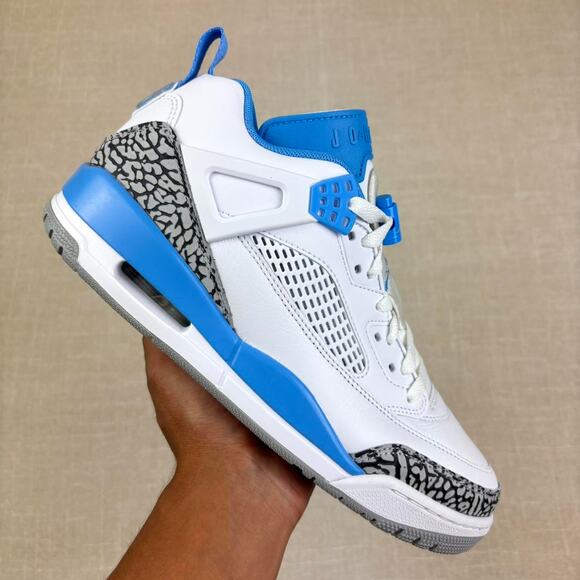 🧊 2024 Air Jordan Spiz’ike Low “White University Blue” 10W - Picture 1 of 6